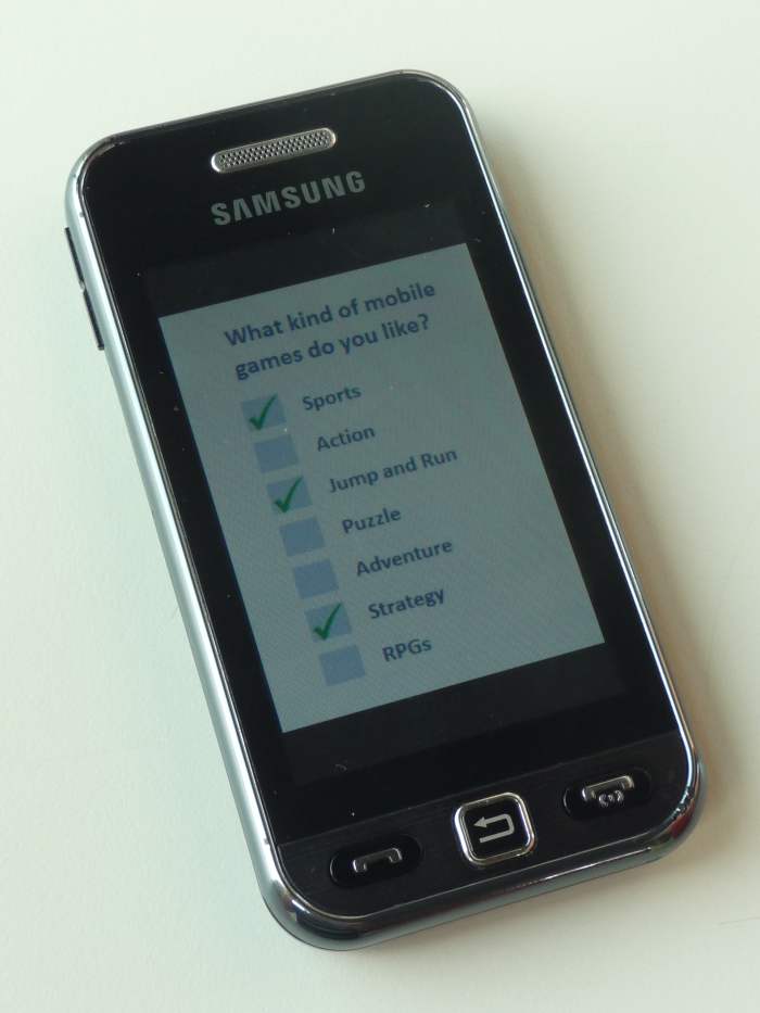 You can even do surveys on your smartphone!