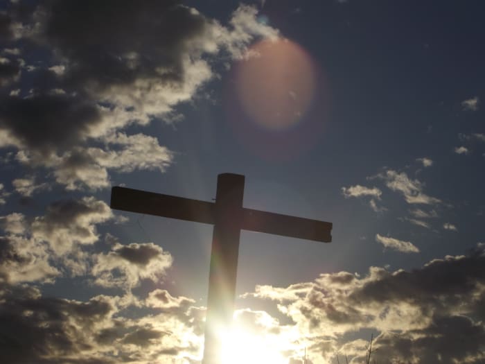 Christian Cross. This picture was taken in Delaware Usa by Dwayne Elliott and Melody Wilson. Copyright © All Rights Reserved