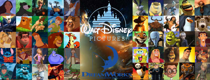 Disney vs. Pixar vs. DreamWorks