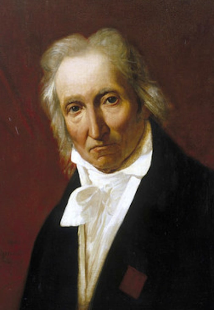 Detail from a Portrait of Jacquard by Francois Lepagnez (1828-1870) after an original work by Claude Bonnefond. Jacquard (1752-1834). Public Domain.