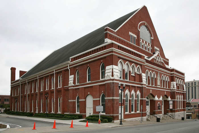 Ryman Auditorium- "The Mother Church of Country Music", and the home of the Grand Ole Opry from 1943 to 1974.