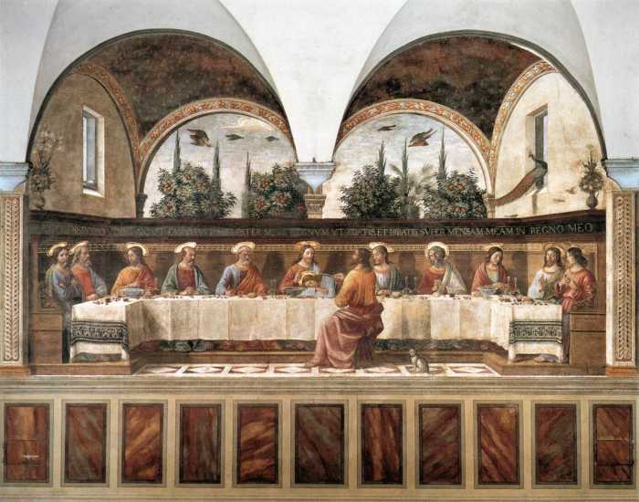 Domenico Ghirlandaio, Cenacolo of San Marco (a. 1480), Florence Monastery of San Marco