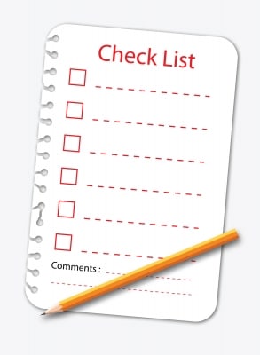 Having a list reduces the stress involved in planning a wedding