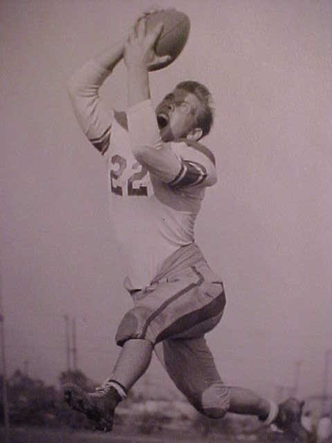 My hero has always been Pop. George W. Miller was an All-City football star at Dorsey High School and L.A. City fireman. I believe he gave me a glimpse into what lies beyond this world.