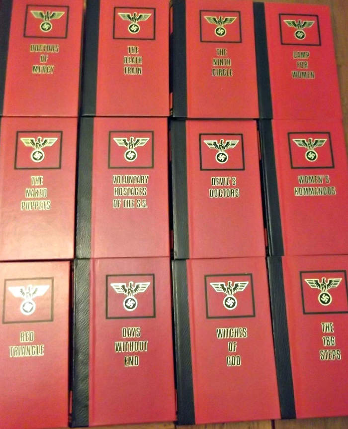 One of the most accurate and well researched set of books on the Holocaust before and during World War two are the 12 volumes by Christain Bernadac, set by Ferri Publishing, of Geneva for Friends of History in the 1970s.