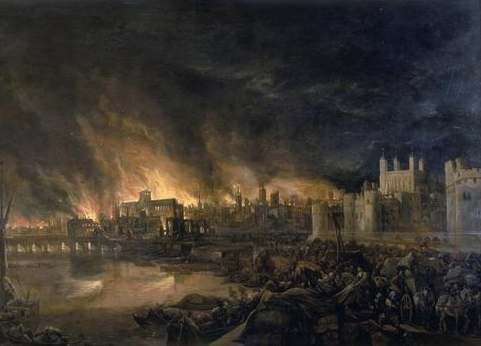 Old London Bridge fell victim to the Great Fire of London in 1666, during the reign of Charles II. Soldiers frantically tried to destroy the bridge from halfway to prevent the fire from spreading to Southwark