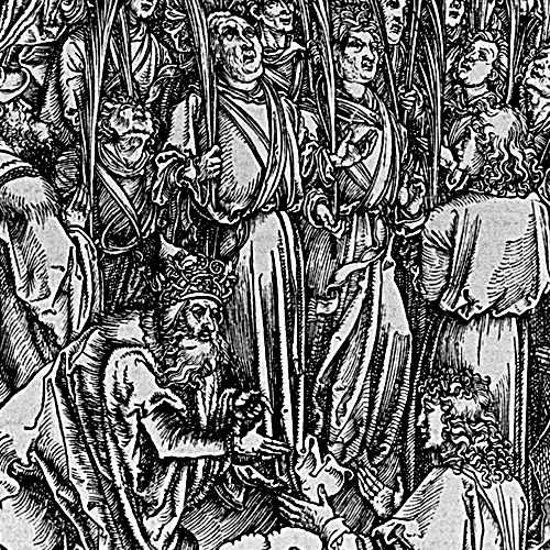 Here we show another portion of "The Adoration of the Lamb and the Hymn of the Chosen" by Albrecht Durer.