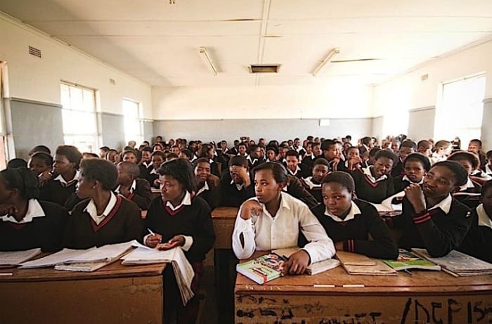 Ntapane Junior Secondary School, Today Under The ANC.. Same Like The Schools under Apartheid, Where we wee so many that the teachers encouraged us to stay away from school to create space....This is Under The ANC Today