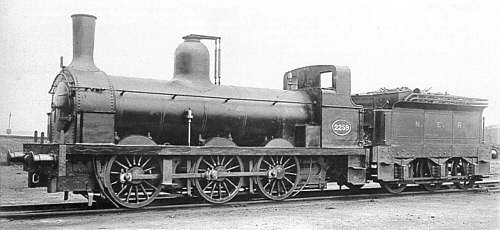 No. 2259, one of the 0-6-0 tender engines of Bouch's Stockton & Darlington Rly. Class 1001 that took mineral trains from Battersby to Teesside's works (the S&DR was absorbed by the NER in 1863)