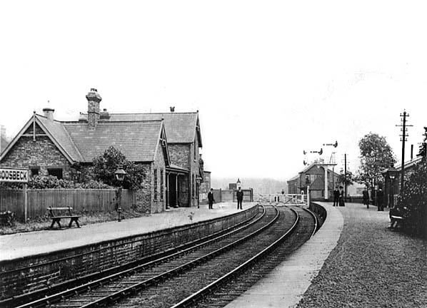 First station east of Guisborough built by the NER was Boosbeck - seen here in 1916 -, which also served Lingdale, Margrove Park and Charltons (next to Aysdalegate Mine)