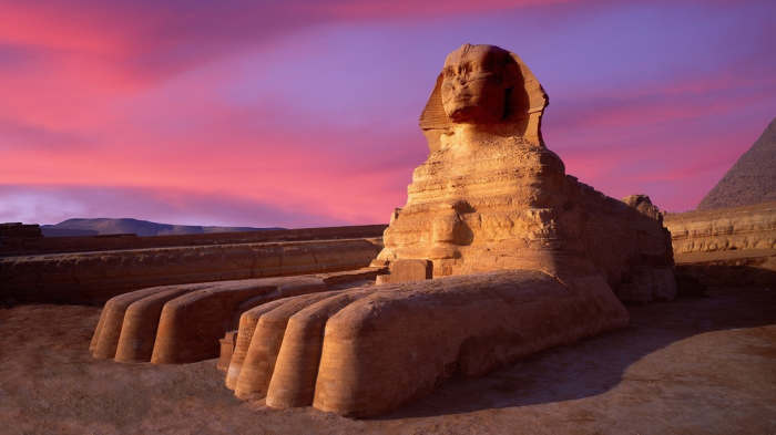 The Sphinx originally had a lion face but was defile and replaced by certain factions of the Anunnaki, as an insult to the Founder Race of Felines it was built to pay tribute too.