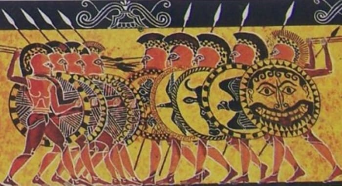 The Chigi Vase is from the seventh century BC and helps us better understand how Greeks fought, and is also a major source of contention among historians, however this article focuses primarily on the fourth century so the vase is a bit more accurate