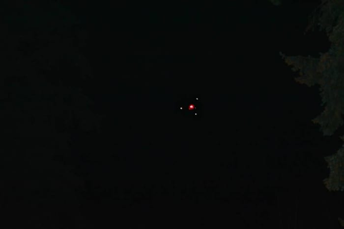 Here is a photograph, Ileana the Star Traveler recently took of a TR-3B over her house in British Columbia. The SSP monitors her activities closely.