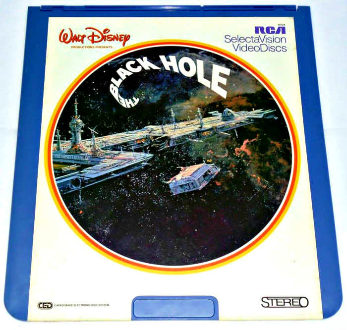 RCA SelectaVision Walt Disney's "The Black Hole" Maximilian Schell as Dr. Hans Reinhardt, Anthony Perkins as Dr. Alex Durant, Robert Forster as Captain Dan Holland, Joseph Bottoms, as Lieutenant Charlie Pizer, and Yvette Mimieux as Dr. Kate McCrae