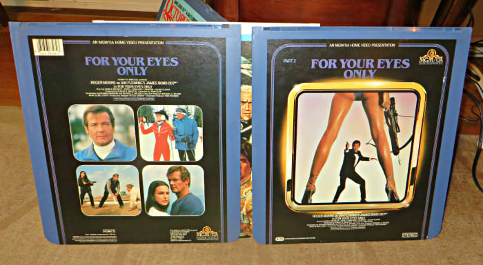 RCA Selectavision CED, For Your Eyes Only, Played on a Zenith Selectavision Player ... Roger Moore is back as Secret Agent 007, this time on the trail of shipwreck. Along the way he teams up with the beautiful Melina, played by Carole Bouquet.