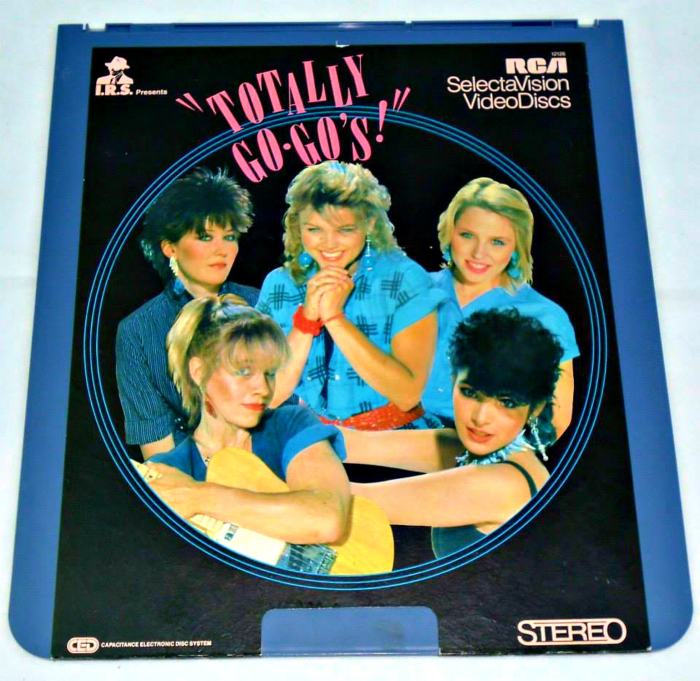 RCA SelectaVision Video Disc "Totally Go-Go's!" Charlotte Caffey, Belinda Carlisle, Gina Schock and the full cast & crew back in year 1981.