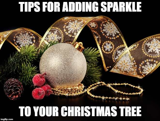 Go for lots of glitter and glamour with a Christmas tree loaded with bling and sparkle. Here are tips for giving your tree that special look.