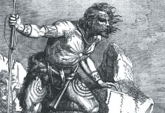 A heavily tattooed Pictish warrior - is this what the Romans thought was a painted body?