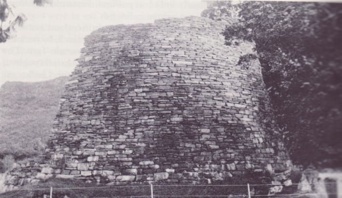 Broch structure - found particularly on Orkney and around the far north of the mainland in Pictish territory