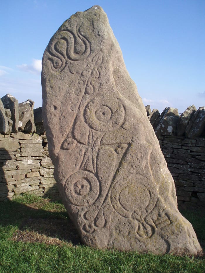 An example of Pictish stone carving - fine work that has stood the test of time on a hard material - is there a meaning to this enigmatic craft?