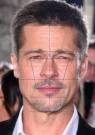 A classic example of the perfect face ratio using a well known "ladies man". Notice how perfectly balnaced the ratios are on the face.