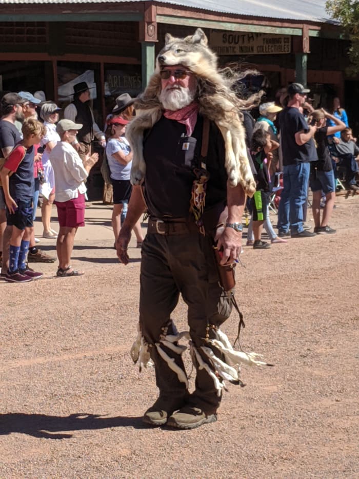 Dressing in Old West clothing is popular in Tombstone. Outfits range from those of a prominent lady or gentleman to clothes worn by cowboys, trappers, miners and bar maids