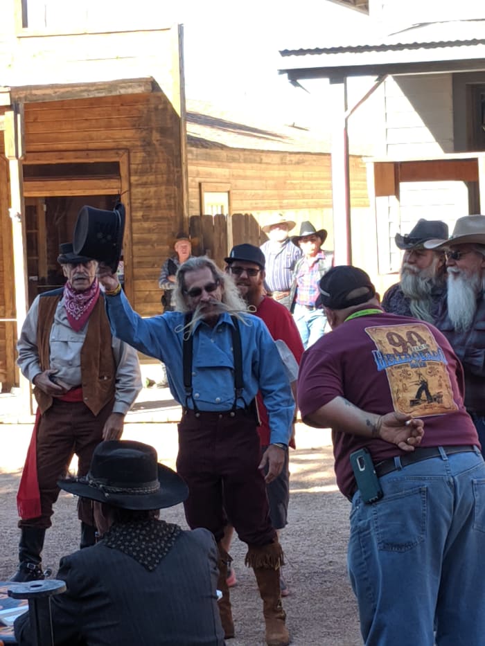 Winner of the Tombstone, AZ Helldorado Days Best moustache Contest