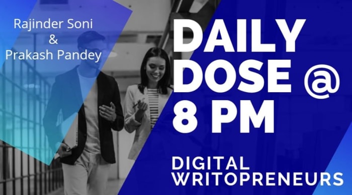Get flash updates for writers. Learn to write quality articles. Develop a positive mindset. Enter writing contests, earn cash prizes, generate active and passive income, join best writer's co