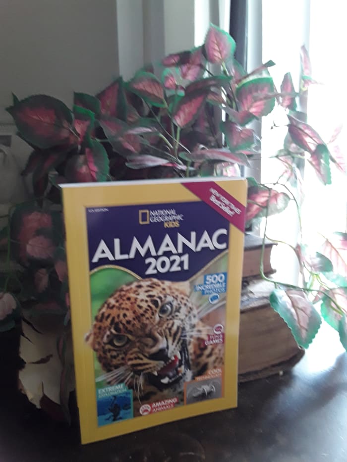 technology, animals, exploration activities and games in 2021 Almanac for Kids
