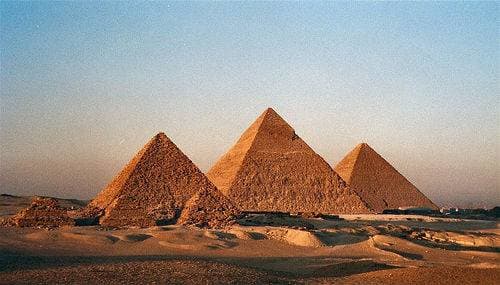 The Three pyramids of Giza, and these were commissioned by the pharaohs of the 4th Dynasty #14 photo