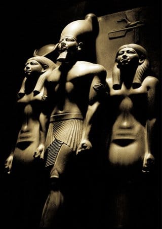 Photography Poster: Menkaura reigned for 63 years during the IV Dynasty, which itself lasted for 135 years; the other two Pharaohs to reign during the IV Dynasty being Khufu and Khafra; the remaining Kings had reigns within Menkaura's reign.