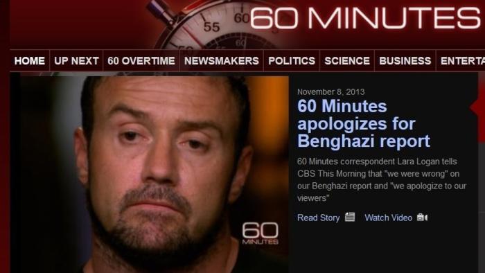 "The truth is that we made a mistake," CBS News correspondent Lara Logan said Friday as she apologized for an Oct. 27 report on 60 Minutes in which a State Department security contractor claimed he had been on the scene of 9/11/'12. Although Davies t