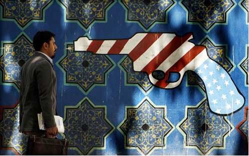 Metaphor in picture and the raging debate of the gun violence now gripping the US. is astounding; there are all sorts of spins pro and against the ban of military-style guns and regulation and tightening of Gun Laws, which the Gun lobby is resisting