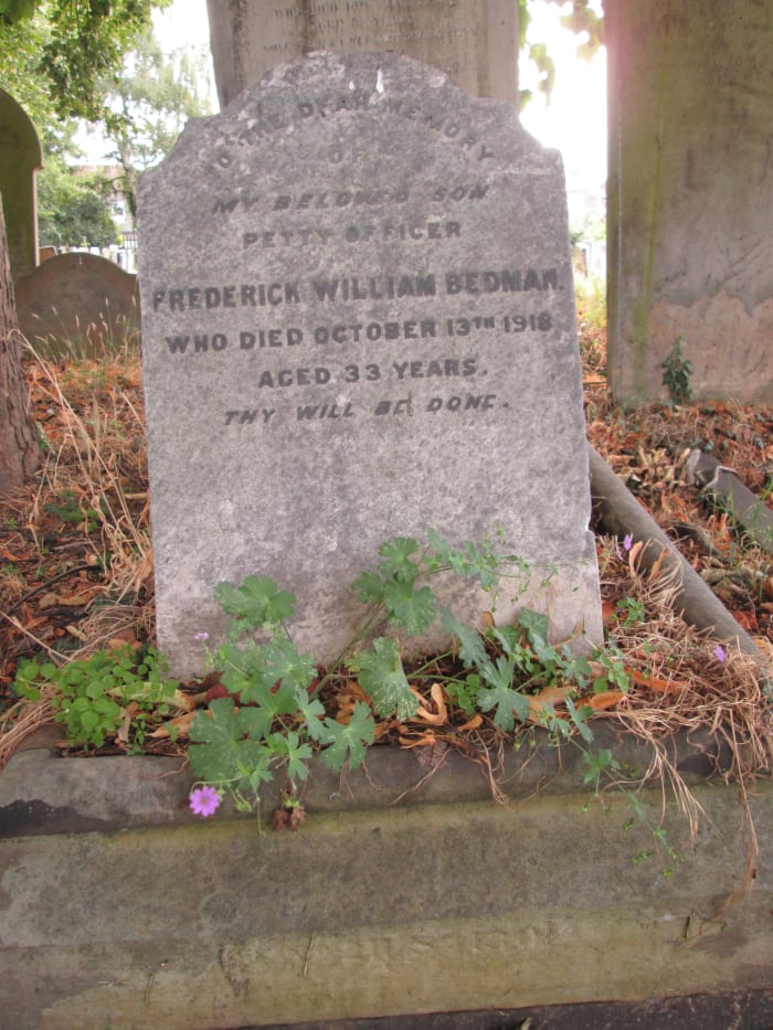 A trio of seamen from two world wars, beginning with Petty Officer Bedman who almost made it to war's end, mid October 1918... Those that give orders take them from higher authority...