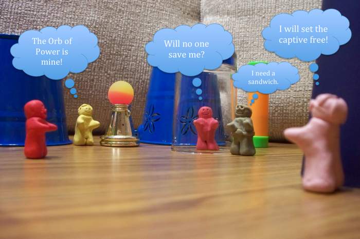 Omniscient Point of View: ...the story as seen from many character's viewpoints.