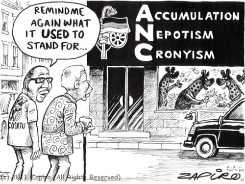 avi made the front newspaper pages in a critical speech on the ruling ANC. Before local elections and at the NUMSA conference, Zwelinzima Vavi states that corruption and self-enrichment in the ANC could push voters into the DA. He warns that the scou