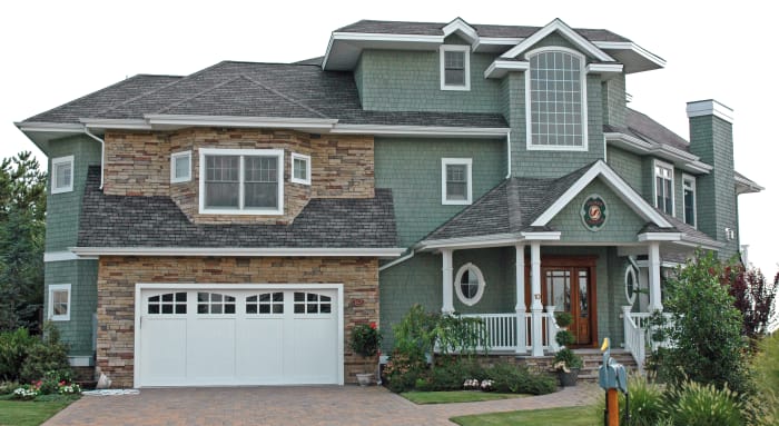 Shingles that contain traces of copper can prevent the buildup of algae on a roof in the first place.