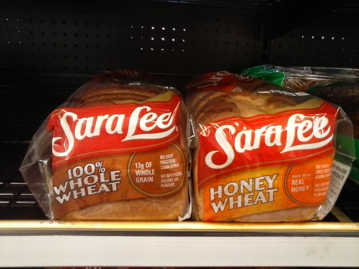 Some wheat breads are ok, but read the label. It's a better choice than white or potato bread.