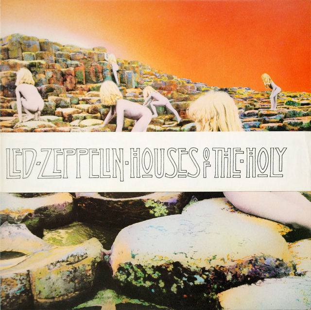 Led Zeppelin "Houses Of The Holy" Atlantic Records K50014 12" LP UK Pressing (1973) Album Cover Art by Hipgnosis