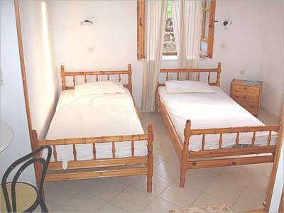 The room at the lovely "Schoolmistress with the Golden Eyes" pension was simple but clean and comfortable.