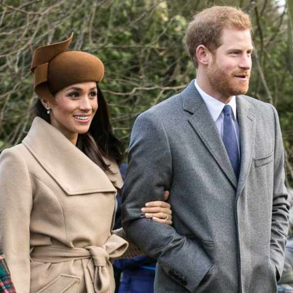 Prince Harry and Meghan Markle, Christmas Day 2017.