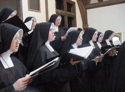 Roman Catholic Nuns Singing-Daughters of Mary
