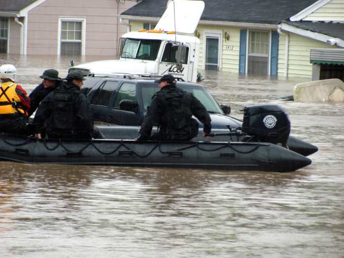 This photo was taken in my front yard in 2010 from a nearby creek that was mishandled by the USGS.