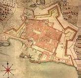 How the city fortified itself against the Turks. The star shaped design was used to keep the Turks out. They came to 15 km of the city walls and camped outside the city for 111 years.