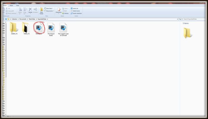 The finished project will be saved to the Nero 11 exported video folder. It can be uploaded to Hubpages amongst other things or burned to a DVD using Nero.