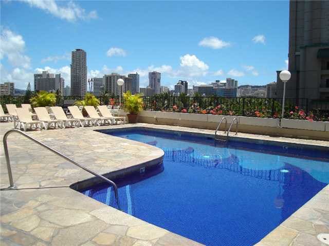 Hanging out by the pool may be a great way to avoid heat rash.