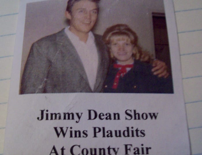 This is from the newspaper clipping my Aunt Arlene saved. It was her day in the spotlight.
