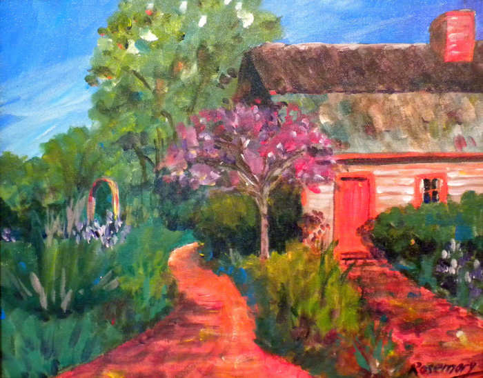 This acrylic painting of the Fisher Martin House in Lewes won honorable mention in Plein Air Coastal Delaware 2012.