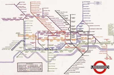 Harry Beck was an engineering draftsman on the London Underground. His ground breaking design is recognized globally.