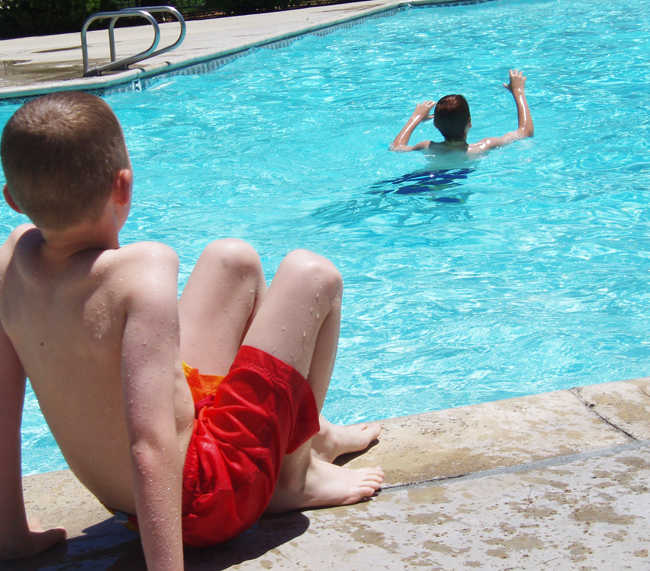 Just big enough and shallow enough for the kids to have fun, a pool of this type will be useful for at least as long as your children are living at home.